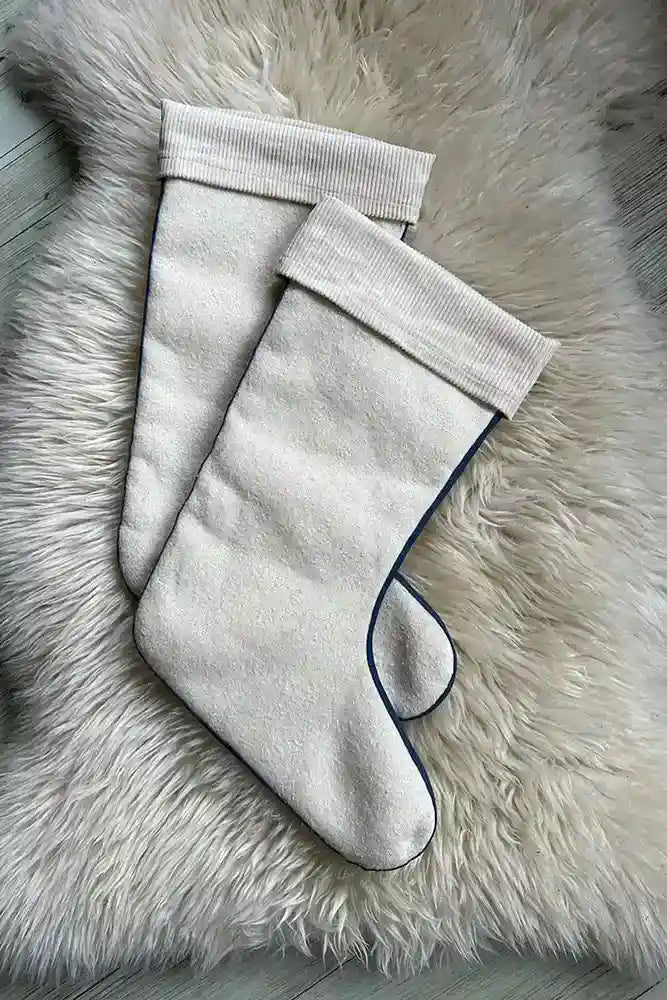 Emil Thiel Rudolf Lammfell-Stiefelsocken aus Lammwolle