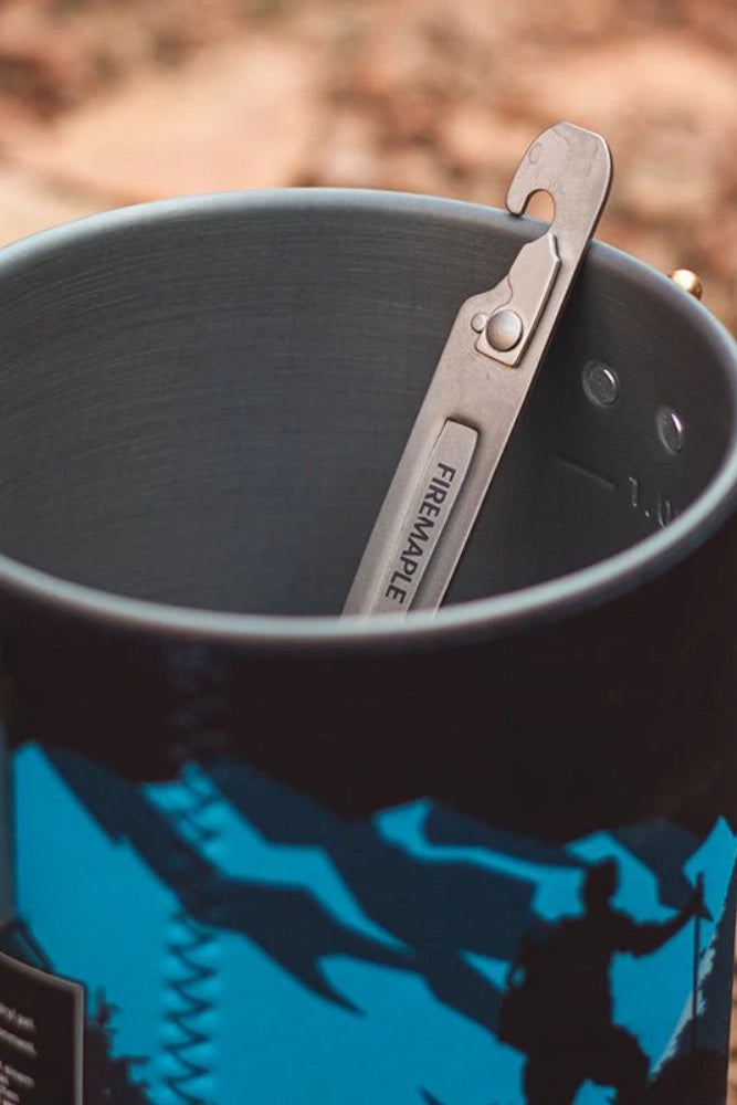Fire Maple Star X2 Kochsystem mit Gaskartusche montiert – Outdoor Kocher Einsatzbereit