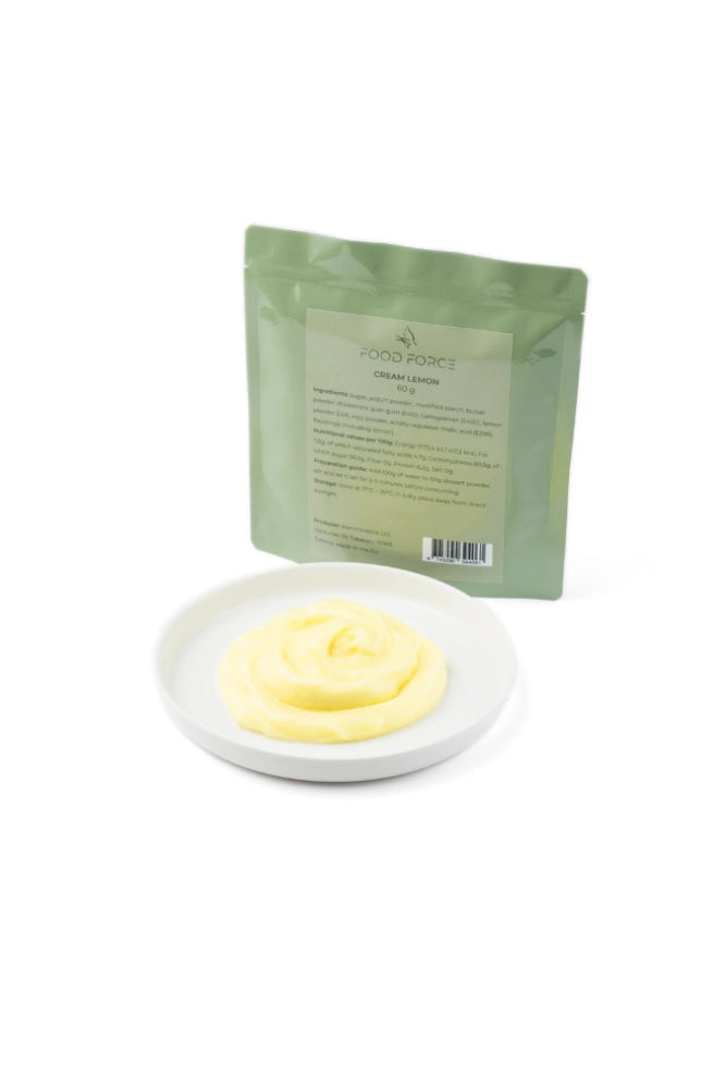 Apfel-Zimt Porridge von Food Force als praktisches Outdoor-Frühstück mit Hafer für Camping, Wandern und Trekking