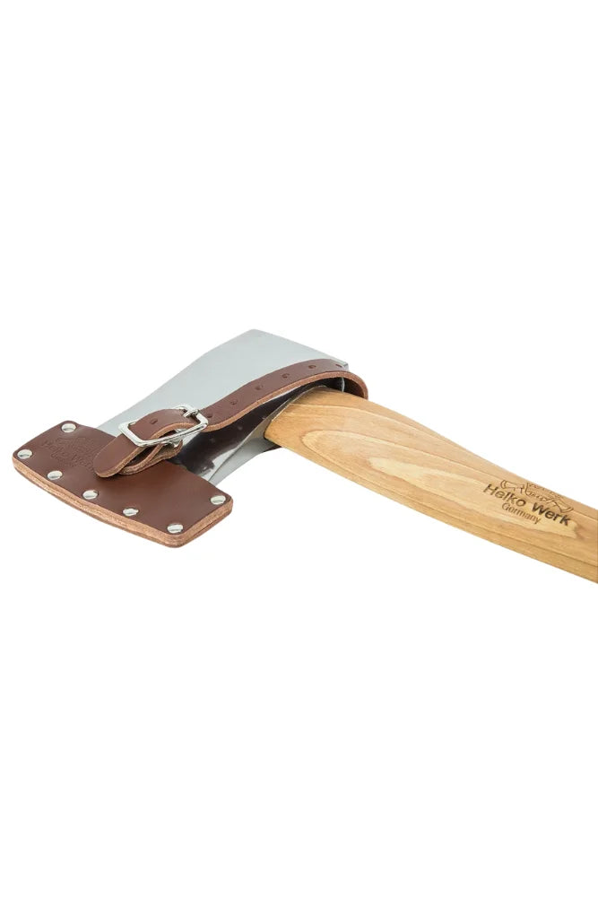 Helko Pfadfinderbeil mit Lederschneidschutz – sicheres Outdoor-Beil für Transport und Lagerung