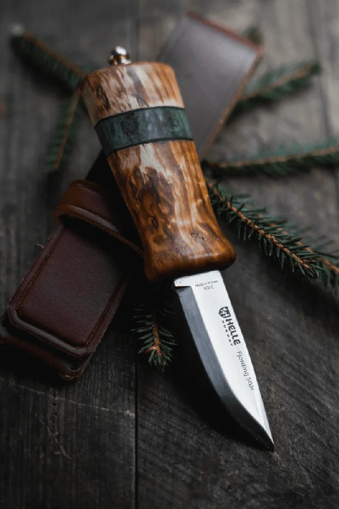 Helle Fjording 50 Aar Limited Edition Bushcraft Messer fuer Outdoor und Natur