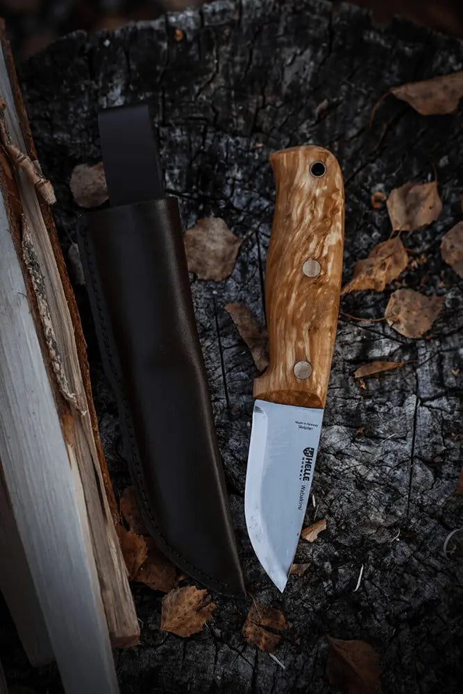 Helle Wabakimi Sleipner Outdoormesser hochwertiges Messer fuer Camping und Naturtouren