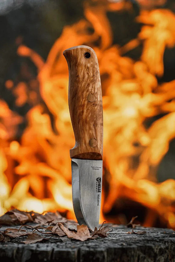 Helle Wabakimi Sleipner Outdoormesser robustes Messer fuer Bushcraft und Wildnis