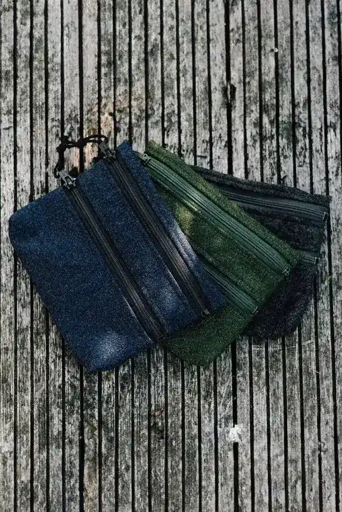 Hubertusloden Guerteltasche aus 100 Schafschurwolle als nachhaltige Huefttasche fuer Naturfreunde