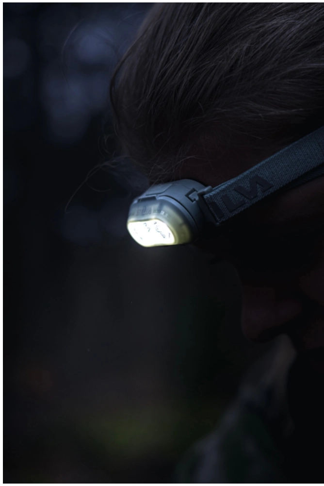 Kompakte Stirnlampe SMINI für Outdoor und Camping – leichte LED-Stirnlampe zum Wandern und für Nachtaktivitäten