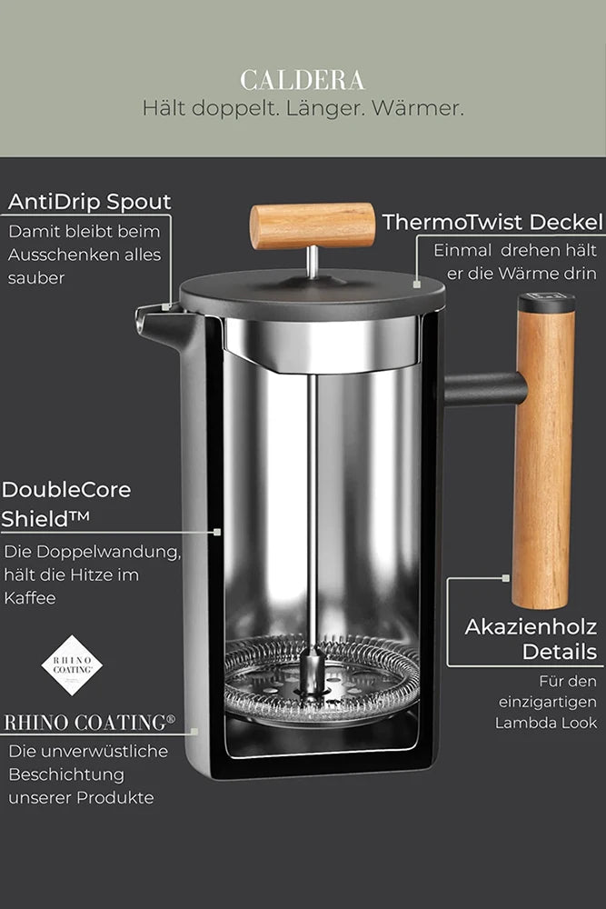 Lambda Coffee Caldera, Ausschnitt