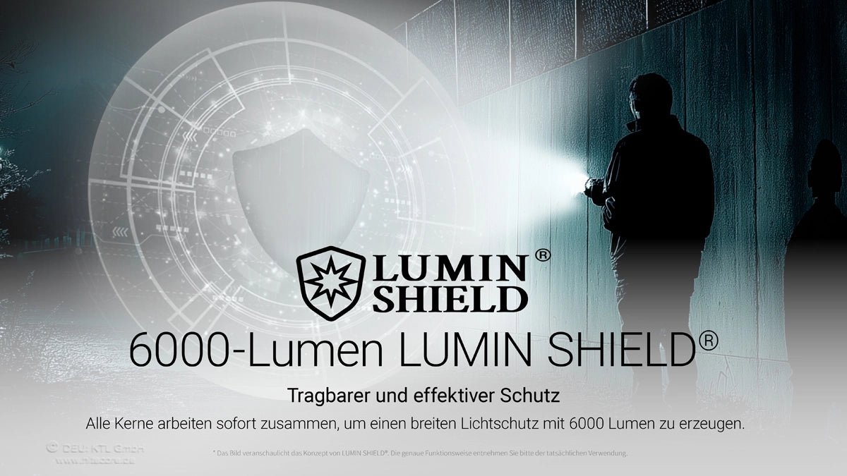 Nitecore EX7 – 6000 Lumen LUMIN SHIELD Modus für maximale Ausleuchtung