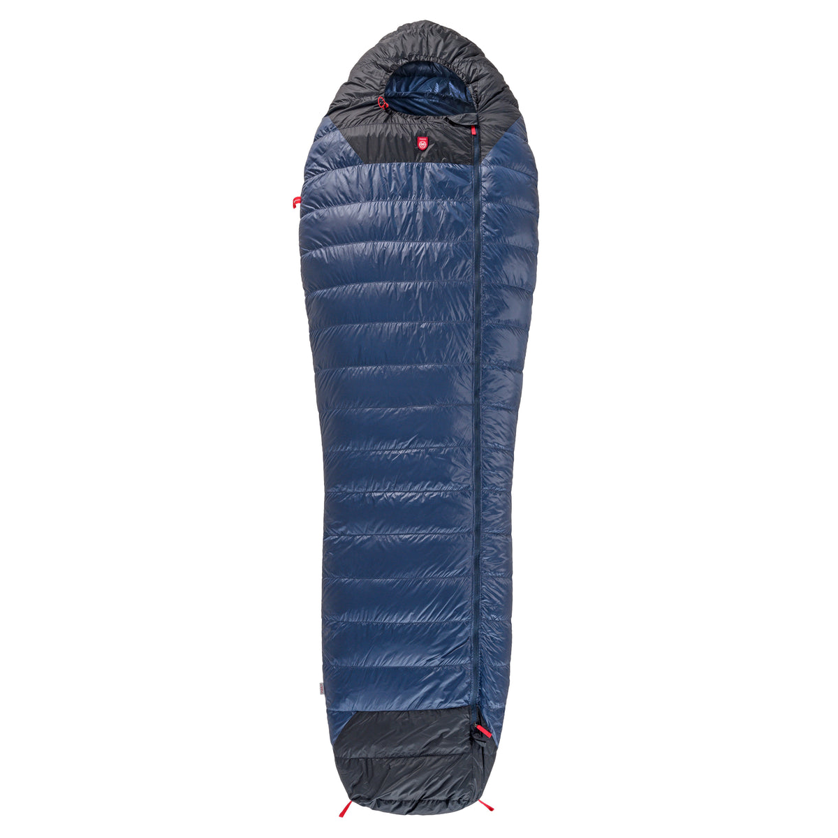 Pajak Core 550 Daunenschlafsack in Navy geschlossen als Freisteller von oben