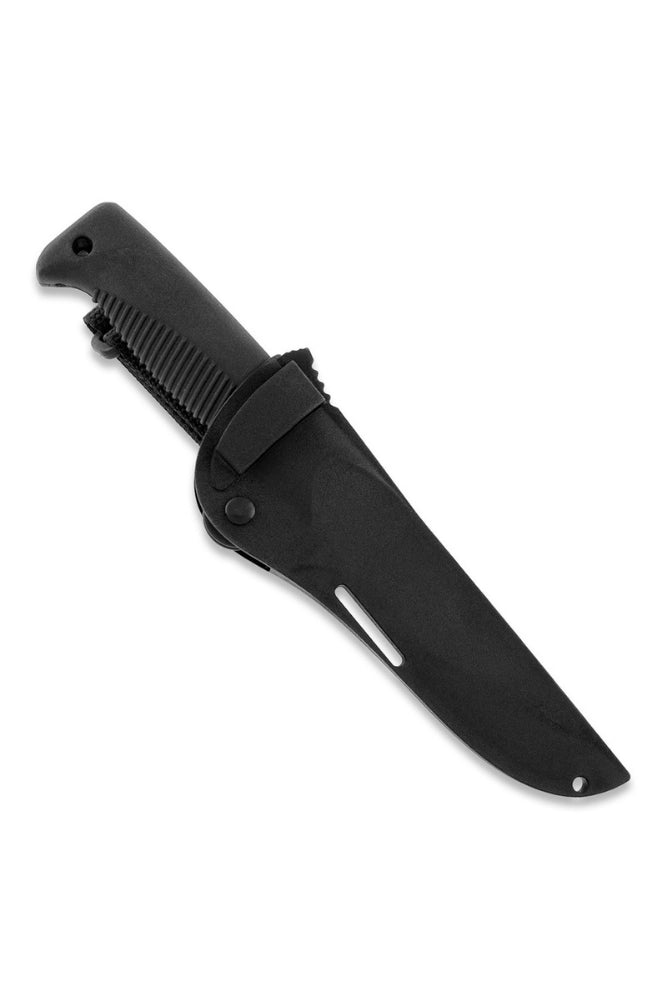 Peltonen M07 Ranger Puukko Messer schwarz in der Hülle Freisteller
