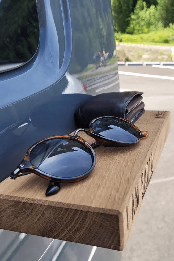 Porsti magnetische Ablage Barto im Vanlife am VW Bus Bulli im Outdoor Einsatz fuer Campingkueche