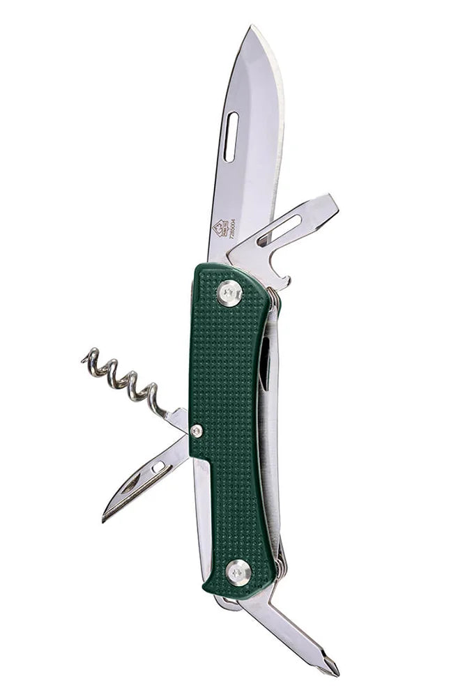 Puma Tec Pocket Tool Green handliches Multifunktionswerkzeug fuer unterwegs
