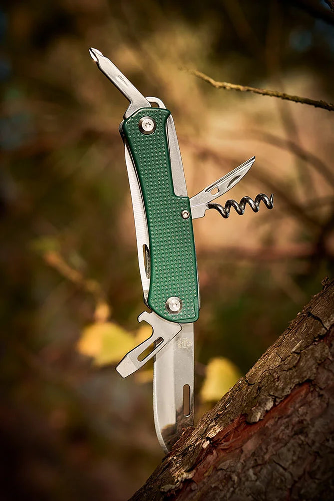 Puma Tec Pocket Tool Green kompaktes Multitool fuer Outdoor und Alltag