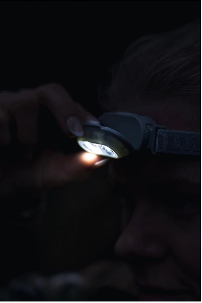 LED Stirnlampe SMINI klein und leicht – Outdoor-Stirnlampe für Nachtwanderung, Camping und Reisen