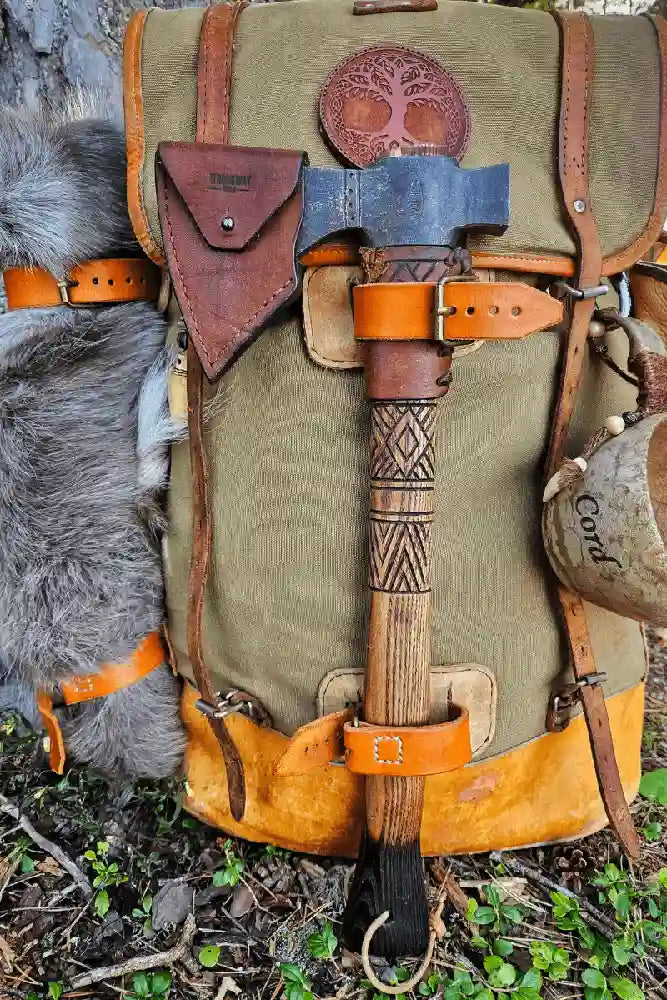 Strongway Tools Tomahawk Axt leichte und manoeverierbare Wurfaxt fuer Training und Wildnis