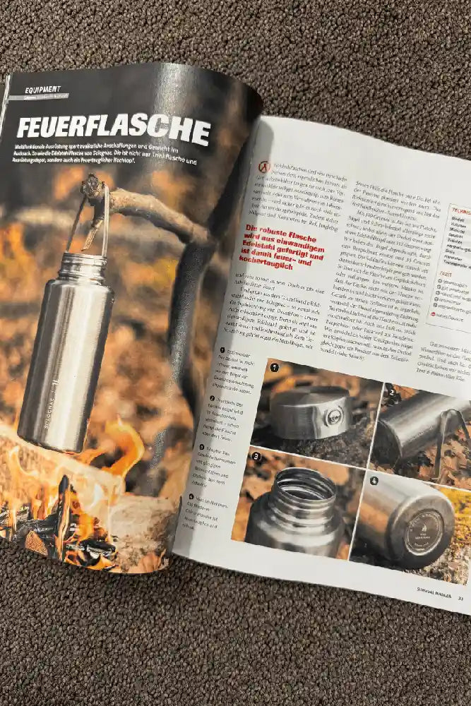 Survival Magazin 1 2025 Fachzeitschrift fuer Abenteuer Naturwissen und Outdoor