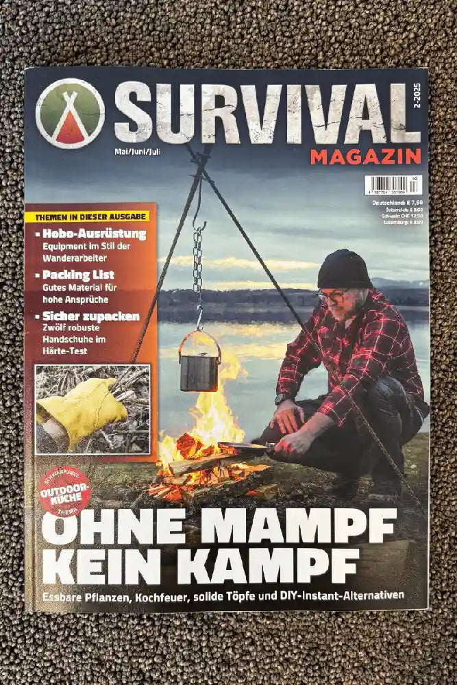 Survival Magazin 2 2025 Outdoor Magazin mit Survival und Bushcraft Themen