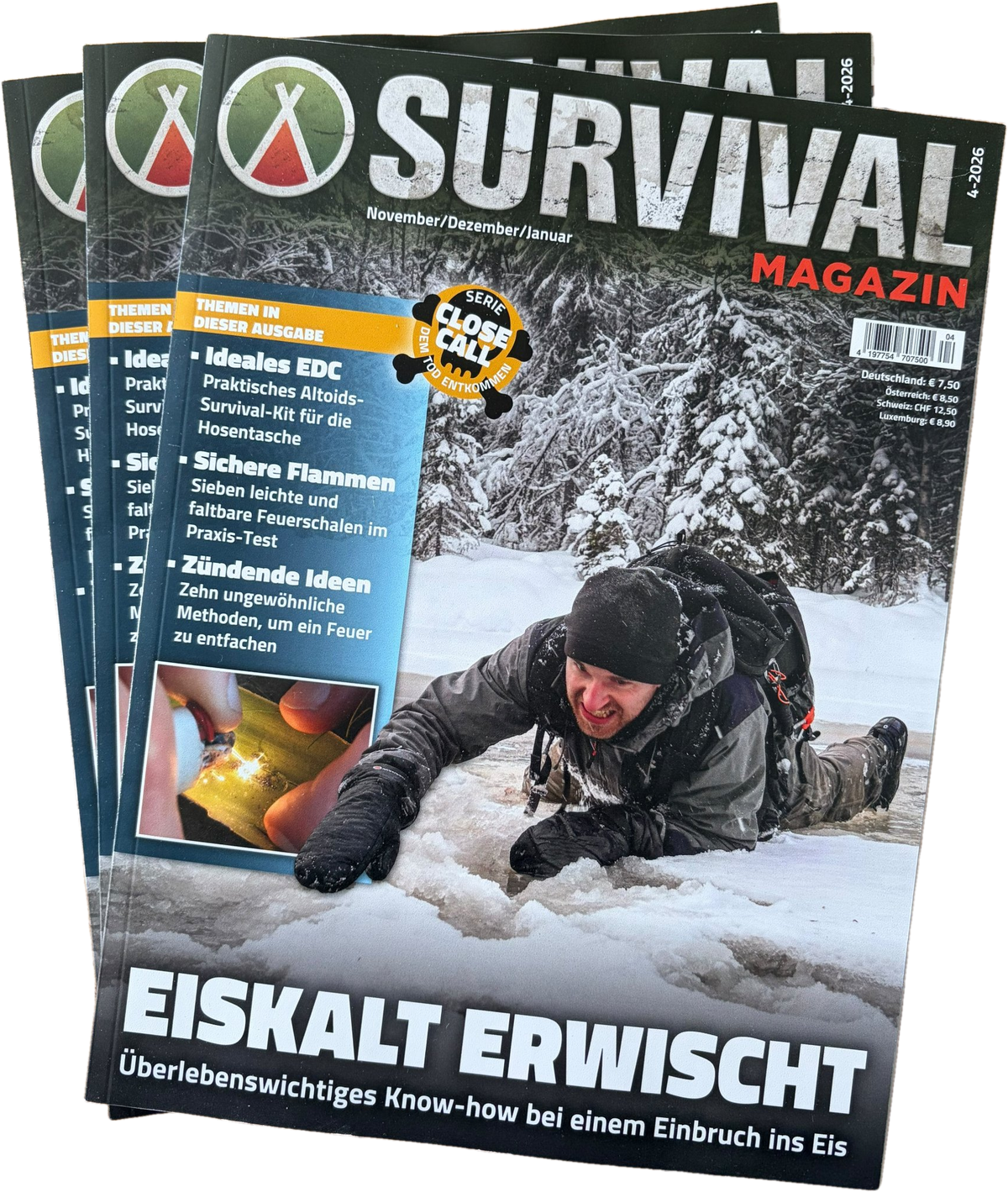 SURVIVAL MAGAZIN Ausgabe 4/2026 vom Wieland Verlag mit Titelcover als Freisteller