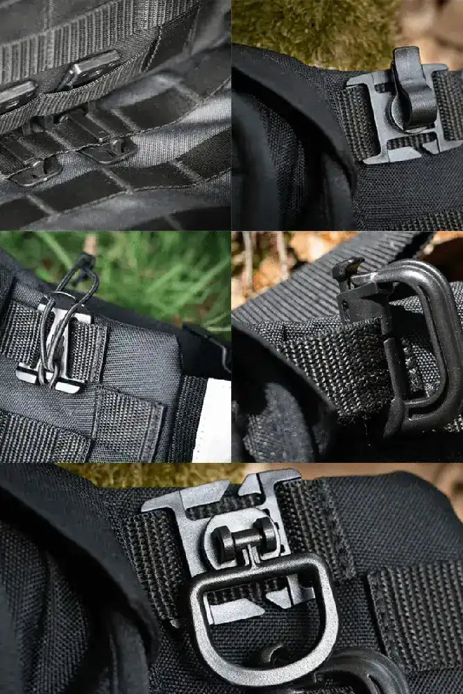 Tambe Molle Adapter Komplett Set universelle Befestigungsloesung fuer unterwegs