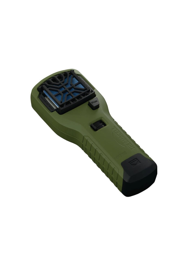 Thermacell MR-300 Mückenschutzgerät in Oliv im Detail, freigestellt
