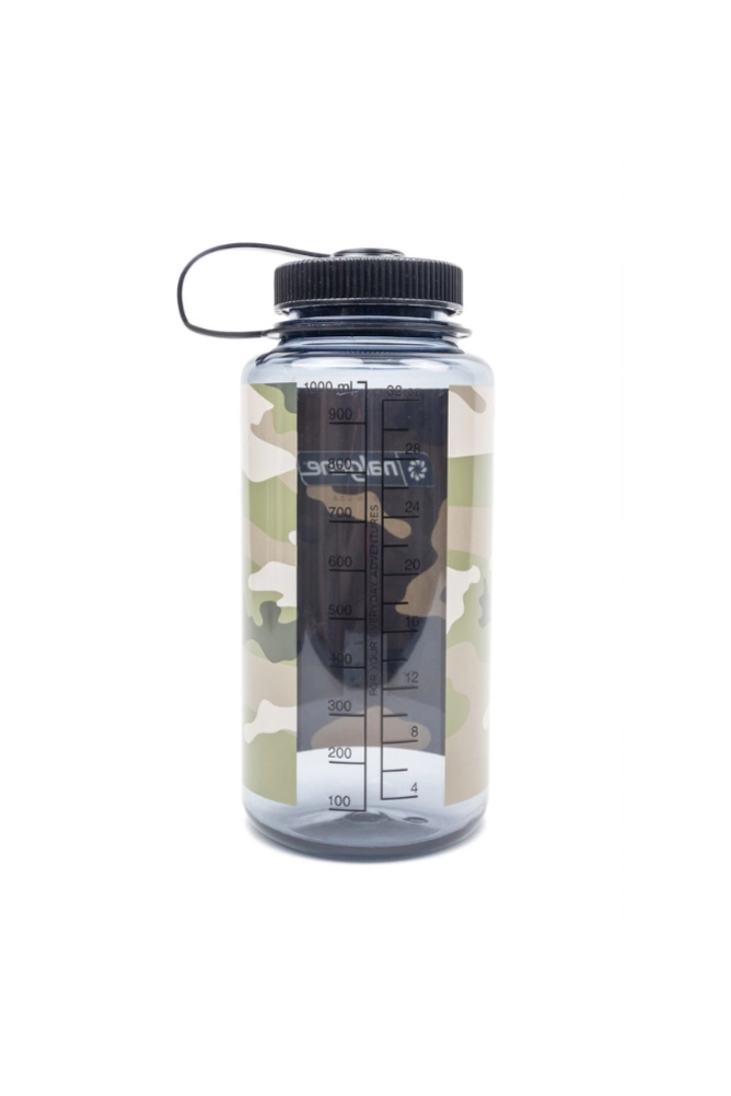 Camouflage Nalgene Trinkflasche 1 Liter mit Weithals für Jagd, Outdoor und Reisen