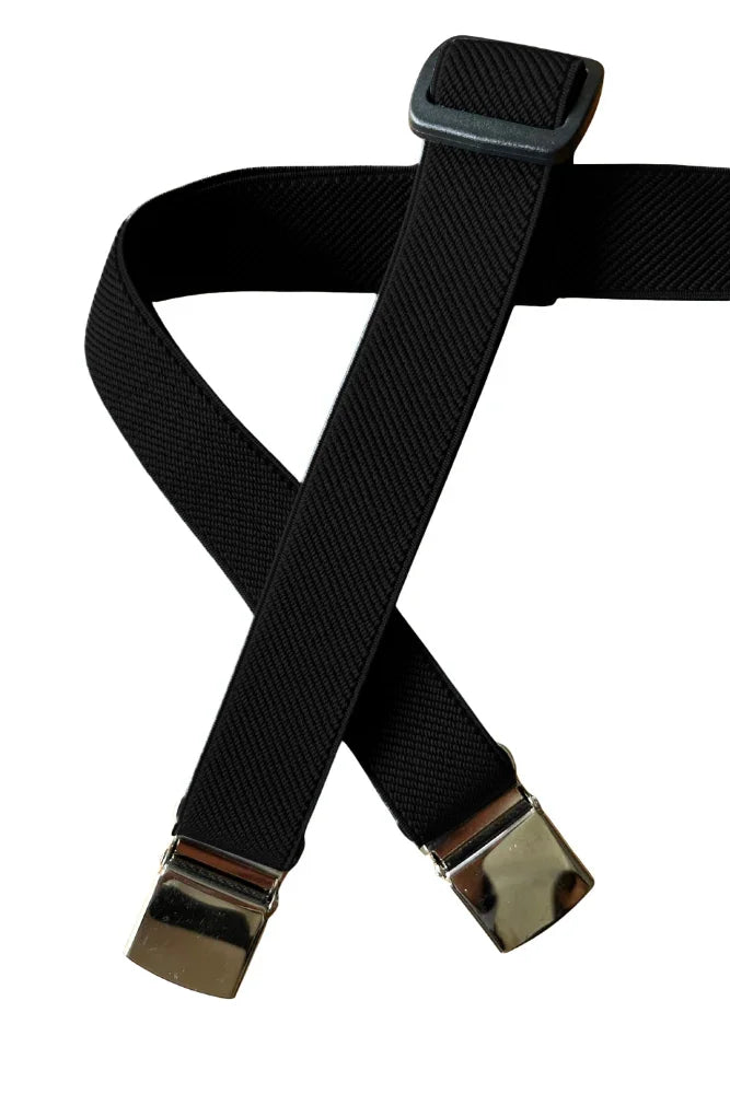 Verstellbarer Fellhalter in Schwarz (Freisteller) – praktischer Halter zum sicheren Fixieren von Fell, Pelz oder Material.