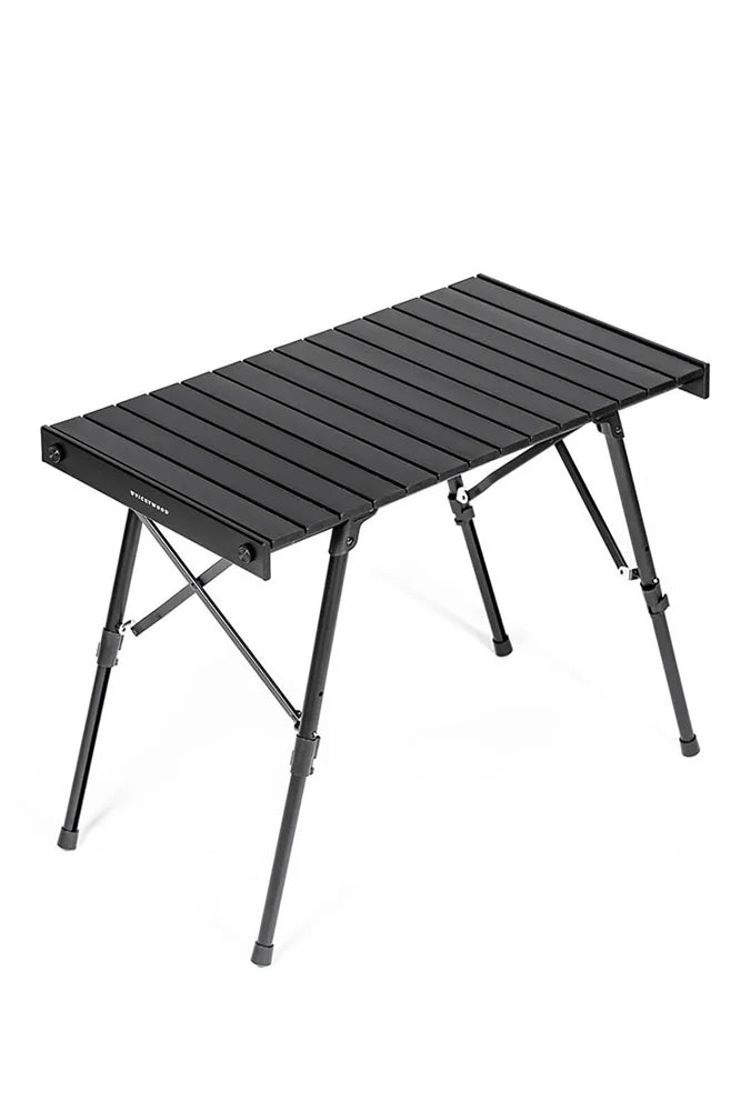 Vickywood Camping Tisch Alu Ultralight Black im Outdoor Einsatz