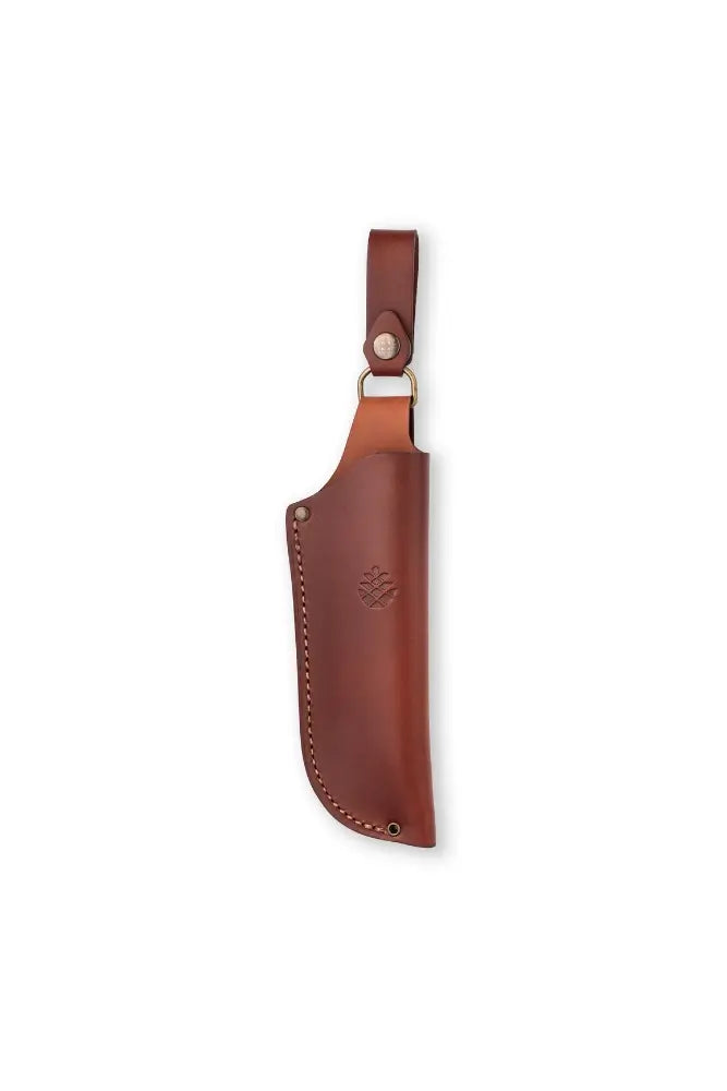 Woxna Alfta Scheide 180 mm im skandinavischen Design – Lederscheide für Outdoor