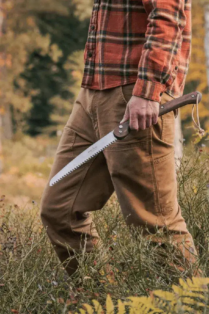 Woxna klappbare Saege Ljusnan 250mm grosse Outdoor Saege fuer Bushcraft und Camping